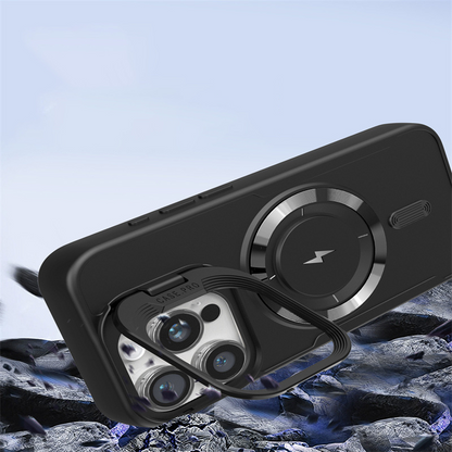 Magnetic iPhone Case with Hidden Lens Bracket