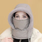 🧢 Plush-lined Thickened Thermal Hat with Face Mask for Men and Women ❄️🔥