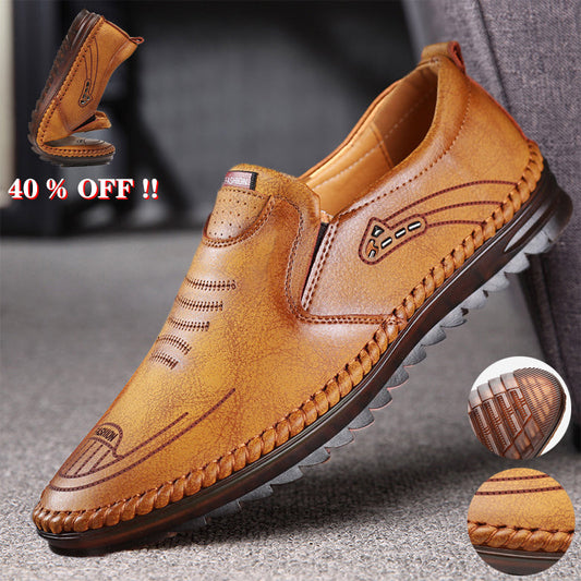 🎁Hot Sale 50% OFF⏳Breathable, Non-slip Leather Trainers For Men