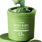 P.CALM Maska gazowana Holy Basil: glinka przekształcająca się w bąbelki, głęboko oczyszczająca pory, kontrola zaskórników i sebum, 90 g, kosmetyki do makijażu w stylu spa; organizery