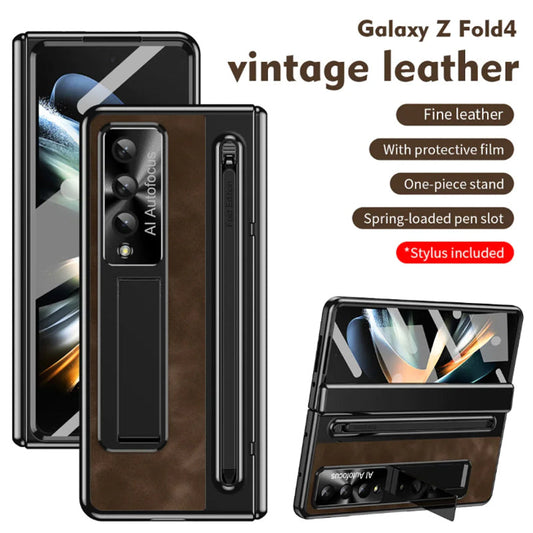 All-in-one anti-fall protective phone case with film for Samsung ZFold4/5 (free stylus)