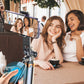 Tripode di selfie stick per telefono con telecomando
