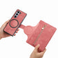 Afneembare magnetische portemonnee telefoonhoes